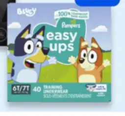 Walmart Pampers Superpack Easy Ups Training Pants offer