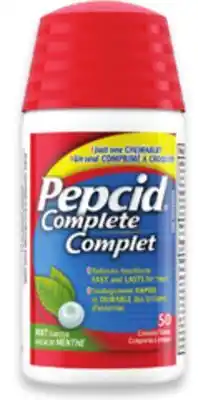 Walmart Pepcid Complete Tablets offer