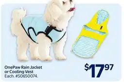 Walmart OnePaw Cooling Vest offer