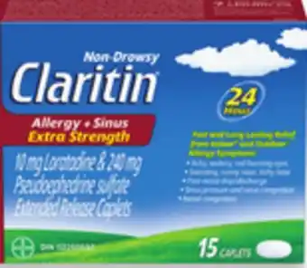Walmart Claritin 40s or Allergy + Sinus 15s offer