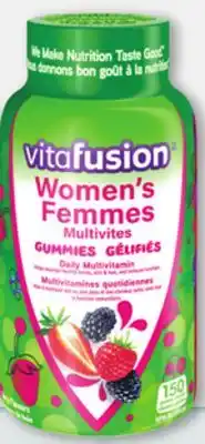 Walmart Vitafusion Women's Multivites Gummies 150s offer