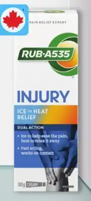Walmart Rub A535 Injury Ice to Heat Pain Relief Cream offer