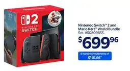 Walmart Nintendo Switch 2 and Mario Kart World Bundle offer