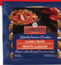 Walmart Schneiders Classic Recipe Smoked Sausages offer