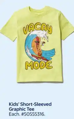 Walmart Kids' Short-Sleeved Graphic Tee offer