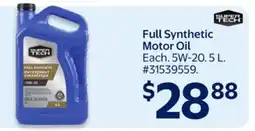 Walmart Full Synthetic Motor Oil offer