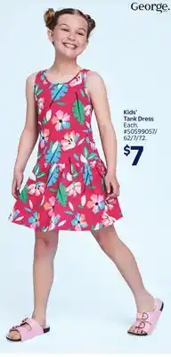 Walmart Kids' Tank Dress offer