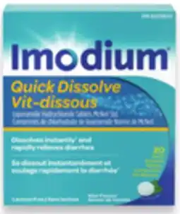 Walmart Imodium Quick Dissolve Tablets offer