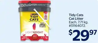 Walmart Tidy Cats Cat Litter offer