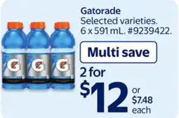 Walmart Gatorade offer