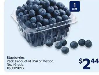 Walmart Blueberries offer
