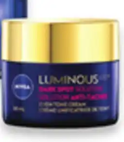 Walmart Nivea Luminous Advanced Cream 50 mL offer
