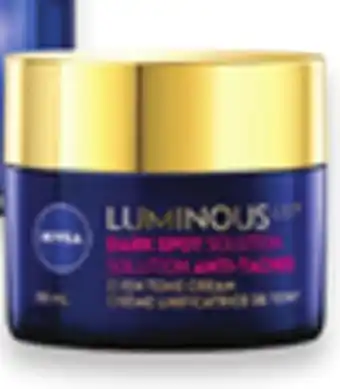 Walmart Nivea Luminous Advanced Cream 50 mL offer