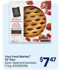 Walmart Your Fresh Market 10 Pies offer