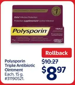 Walmart Polysporin Triple Antibiotic Ointment offer