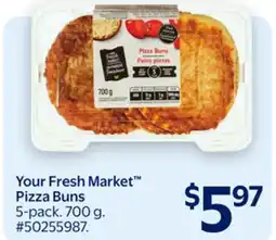 Walmart Your Fresh Market Pizza Buns offer