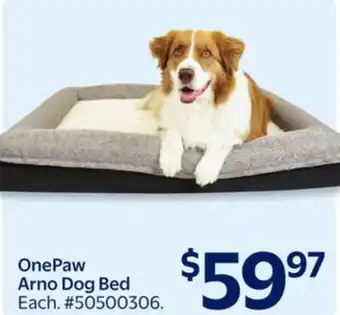 Walmart OnePaw Arno Dog Bed offer