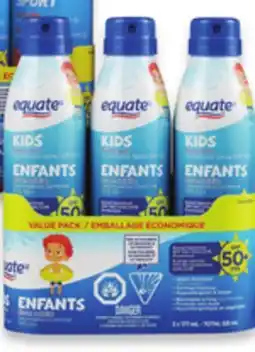 Walmart Equate Sunscreen offer