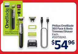 Walmart Philips OneBlade 360 Face & Body Trimmer/Shaver offer