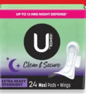 Walmart U by Kotex Pads offer