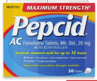 Walmart Pepcid AC Maximum Strength Tablets offer