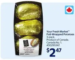 Walmart Your Fresh Market Foil-Wrapped Potatoes offer