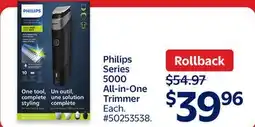 Walmart Philips Series 5000 All-in-One Trimmer offer