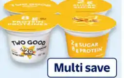 Walmart Two Good Yogurt 4 x 95 g offer