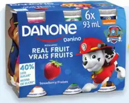 Walmart Danone Danino Drinkable Yogurt 6 x 93 mL offer