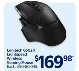 Walmart Logitech G502 X Lightspeed Wireless Gaming Mouse offer