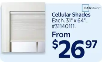 Walmart Cellular Shades offer
