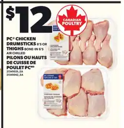 Independent Grocer PC CHICKEN DRUMSTICKS 8'S OR THIGHS offer