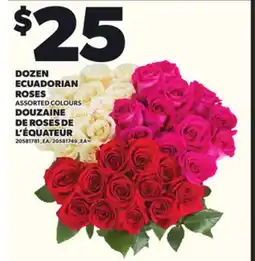 Independent Grocer DOZEN ECUADORIAN ROSES offer