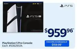 Walmart PlayStation 5 Pro Console offer