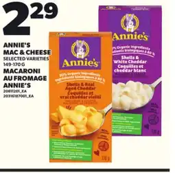 Independent Grocer ANNIE'S MAC & CHEESE, 149-170G offer