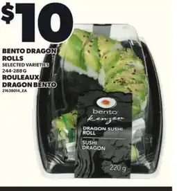 Independent Grocer BENTO DRAGON ROLLS, 244-288 G offer