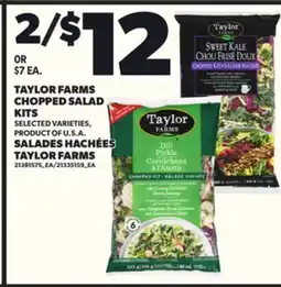Independent Grocer TAYLOR FARMS CHOPPED SALAD KITS offer