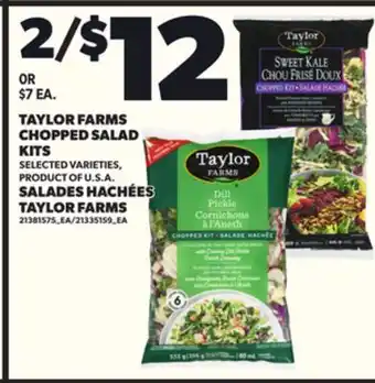 Independent Grocer TAYLOR FARMS CHOPPED SALAD KITS offer