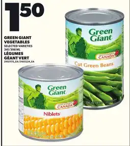 Independent Grocer GREEN GIANT VEGETABLES, 341/398 ML offer