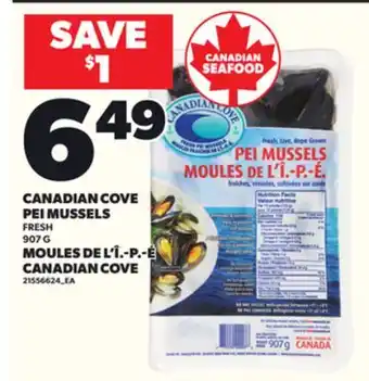 Independent Grocer CANADIAN COVE PEI MUSSELS, 907G offer