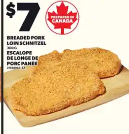 Independent Grocer BREADED PORK LOIN SCHNITZEL, 300 G offer