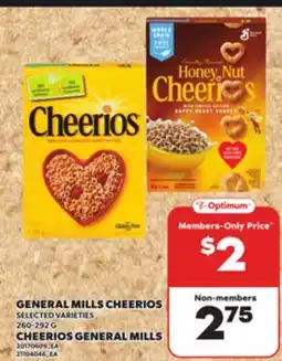 Independent Grocer GENERAL MILLS CHEERIOS, 260-292 G offer