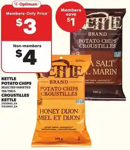 Independent Grocer KETTLE POTATO CHIPS, 156/198g offer