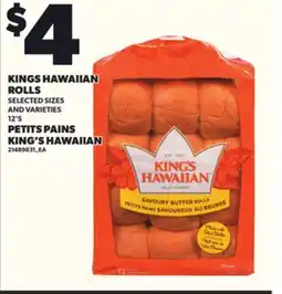 Independent Grocer KINGS HAWAIIAN ROLLS, 12'S offer