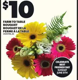 Independent Grocer FARM TO TABLE BOUQUET offer