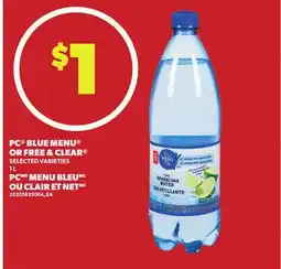 Independent Grocer PC BLUE MENU OR FREE & CLEAR , 1 L offer
