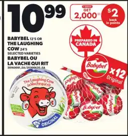 Independent Grocer BABYBEL 12'S OR THE LAUGHING COW, 24'S offer
