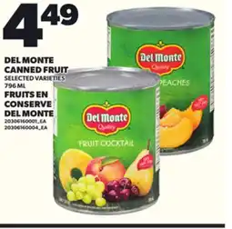 Independent Grocer DEL MONTE CANNED FRUIT, 796ml offer