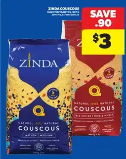 Real Canadian Superstore ZINDA COUSCOUS, 907 G offer