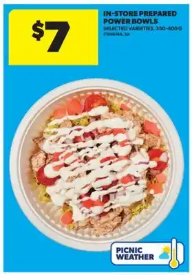 Real Canadian Superstore IN-STORE PREPARED POWER BOWLS, 350-400 G offer